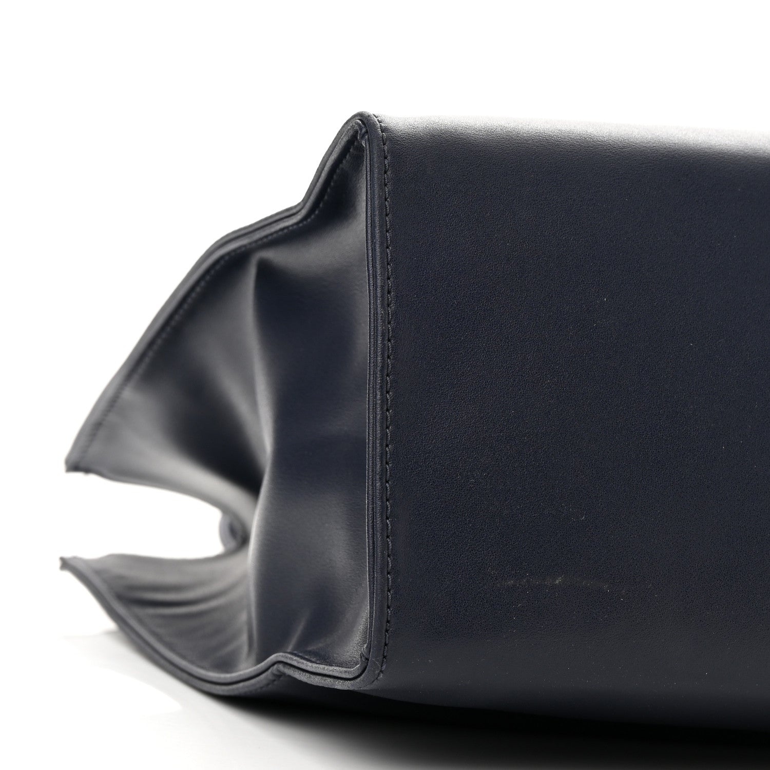 Telfar Vegan Leather Medium Shopping Bag Navy 8 of 9