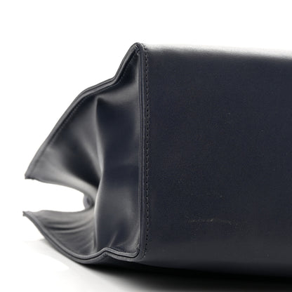 Telfar Vegan Leather Medium Shopping Bag Navy 8 of 9