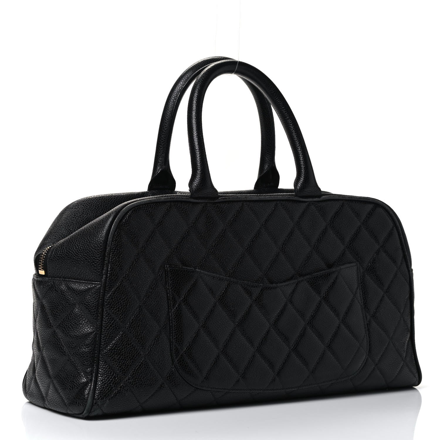 Chanel Caviar Quilted Large Bowler Black 3 of 5