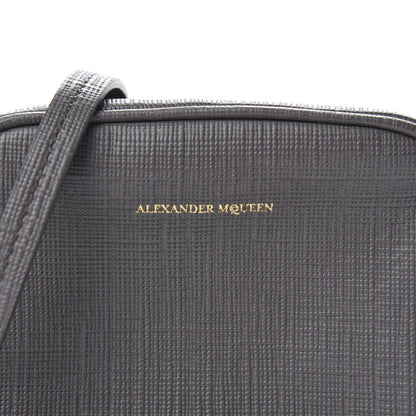Alexander McQueen Textured Calfskin Mini Camera Bag Gray 11 of 11