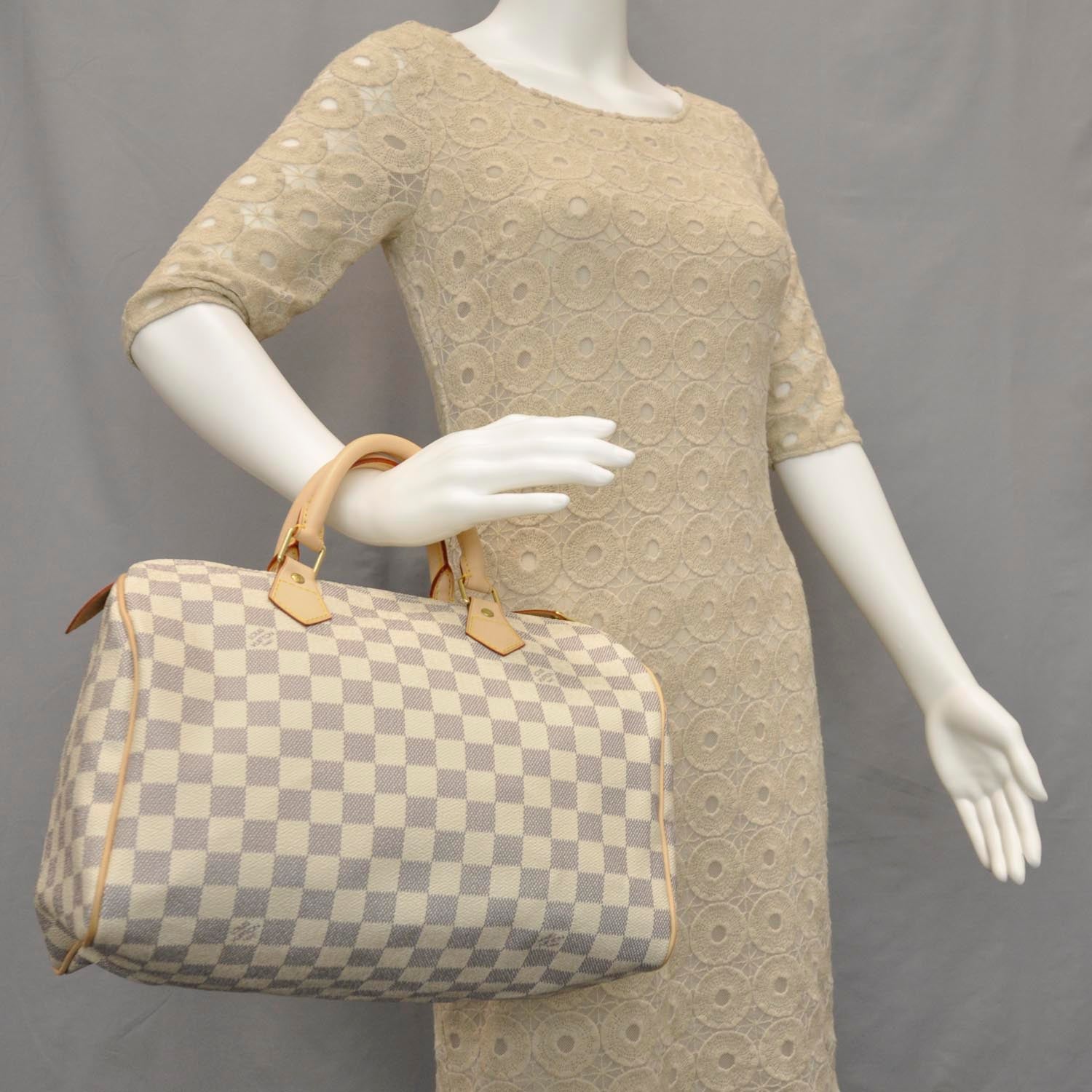 Louis Vuitton Damier Azur Speedy 30 2 of 9