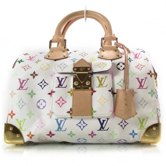 Louis Vuitton Monogram Multicolor Speedy 30 White 1 of 9