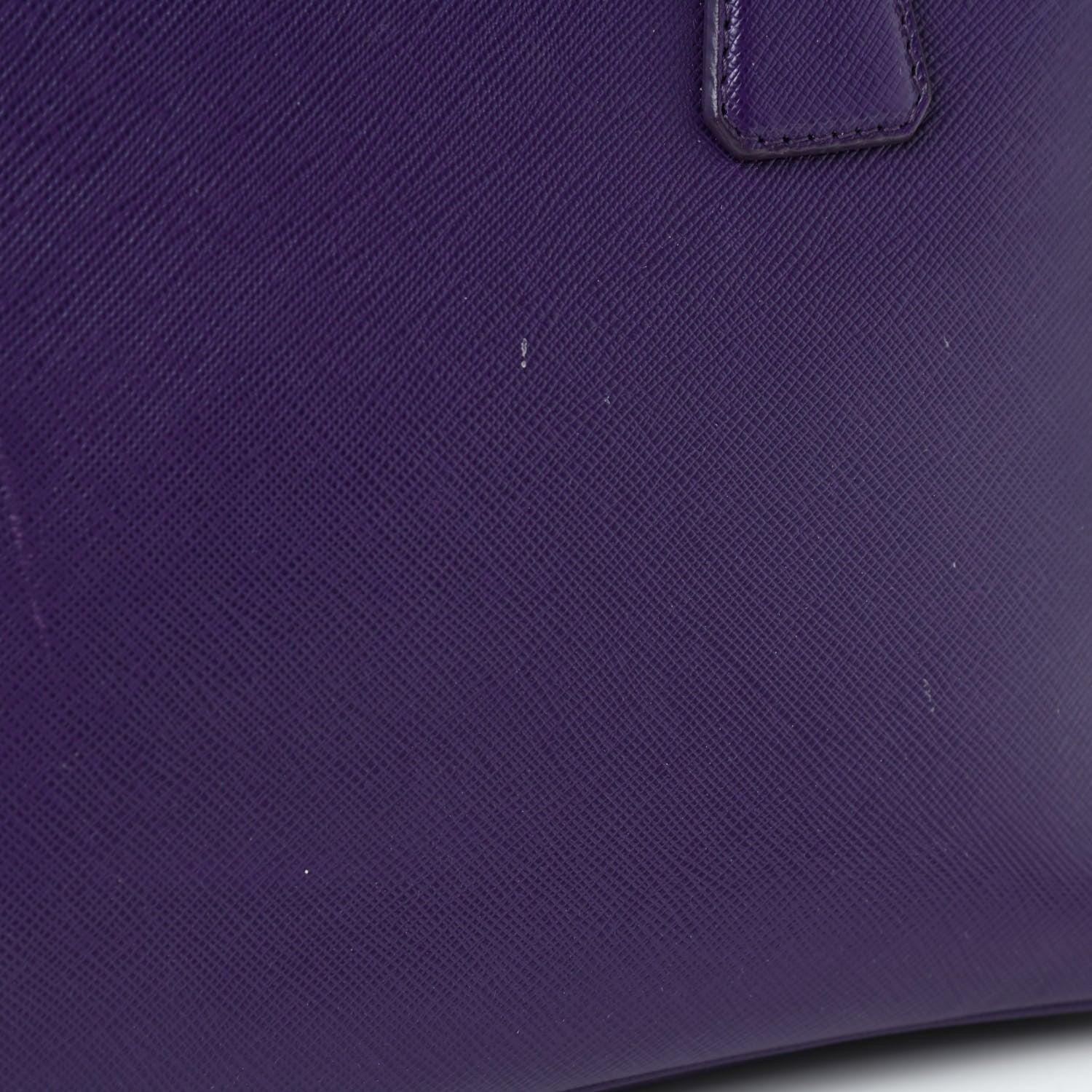 Prada Saffiano Galleria Double Zip Tote Viola 11 of 11