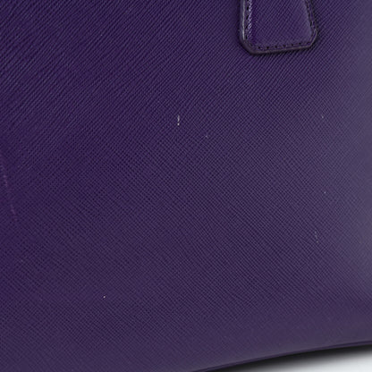 Prada Saffiano Galleria Double Zip Tote Viola 11 of 11
