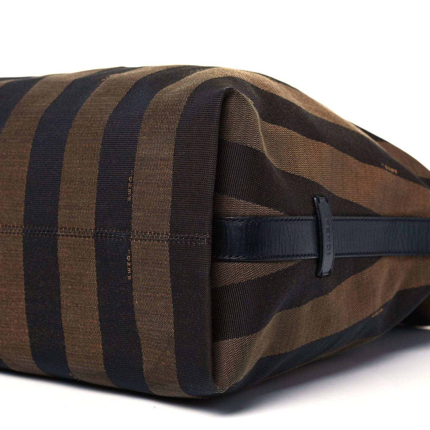 Pequin Cuoio Vegetale Large Hobo Tobacco Rosso Black