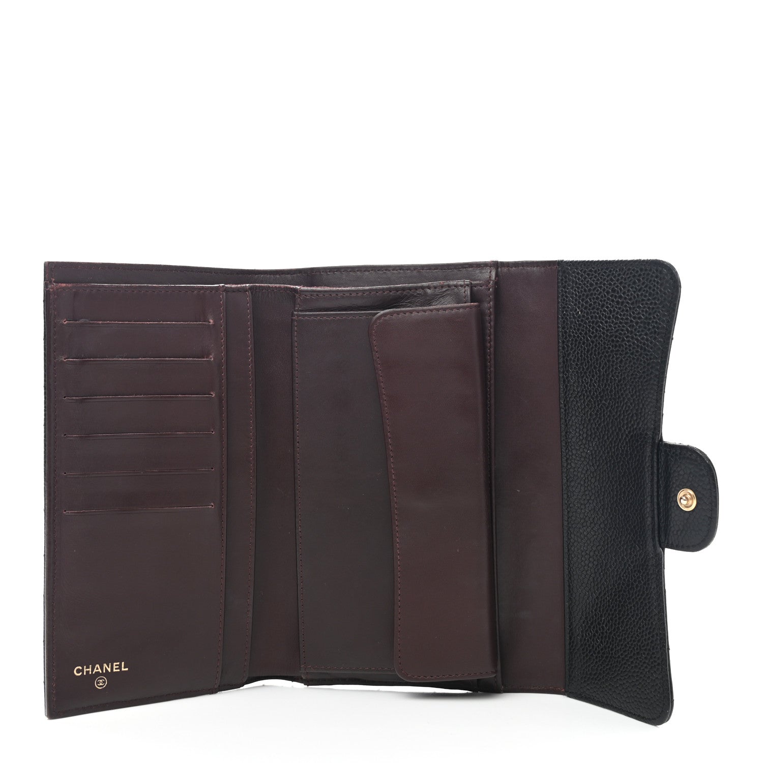 Chanel Caviar Quilted Large Flap Wallet Black 5 of 15