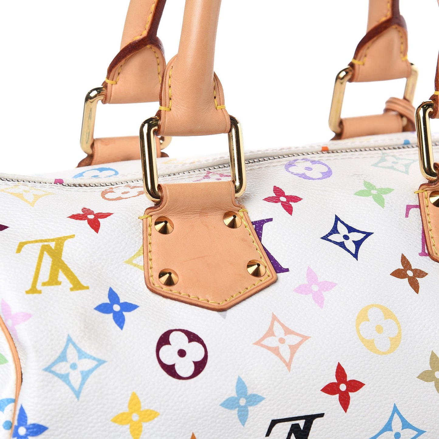 Monogram Multicolor Speedy 30 White