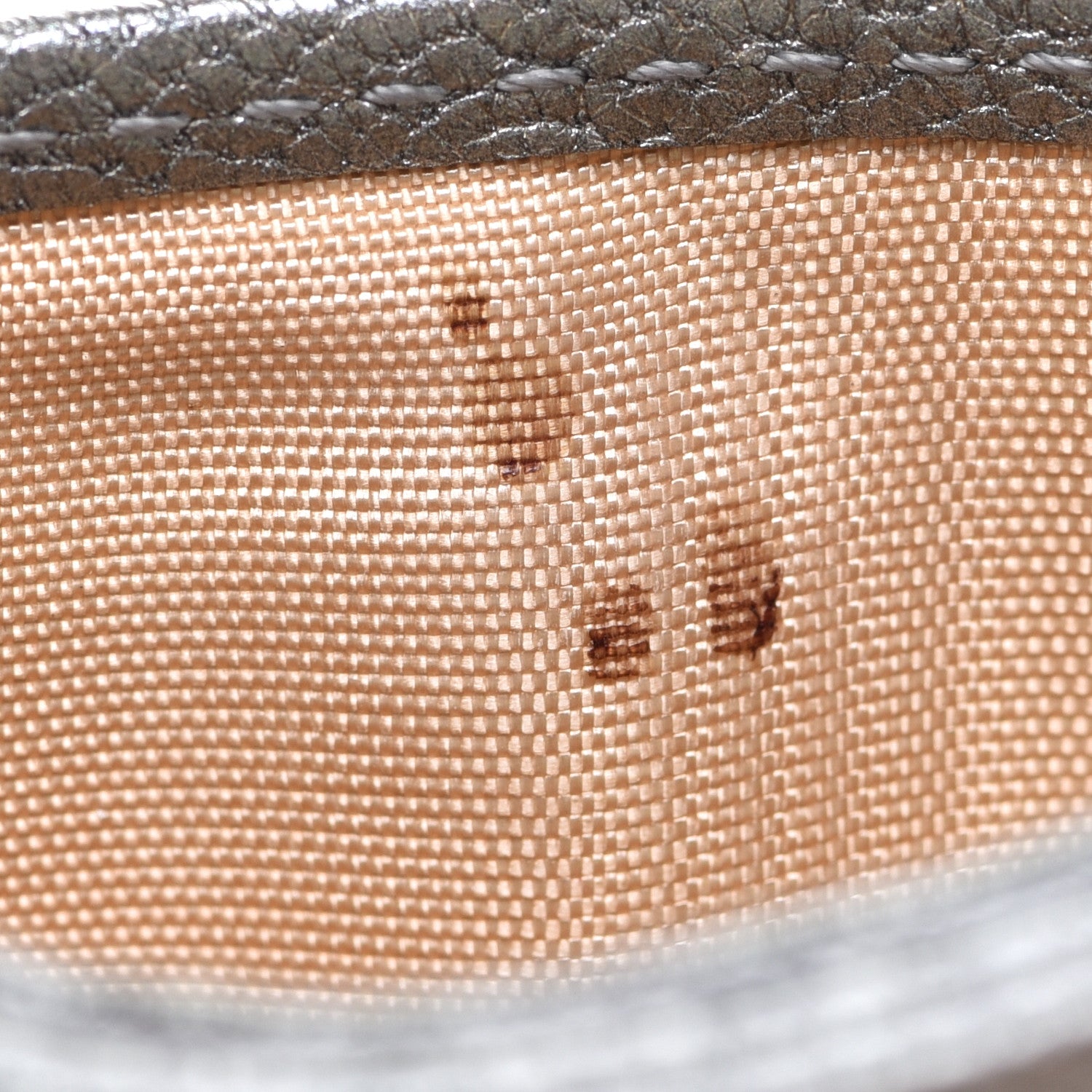 Chanel Metallic Goatskin CC Button Card Holder Silver 13 of 14