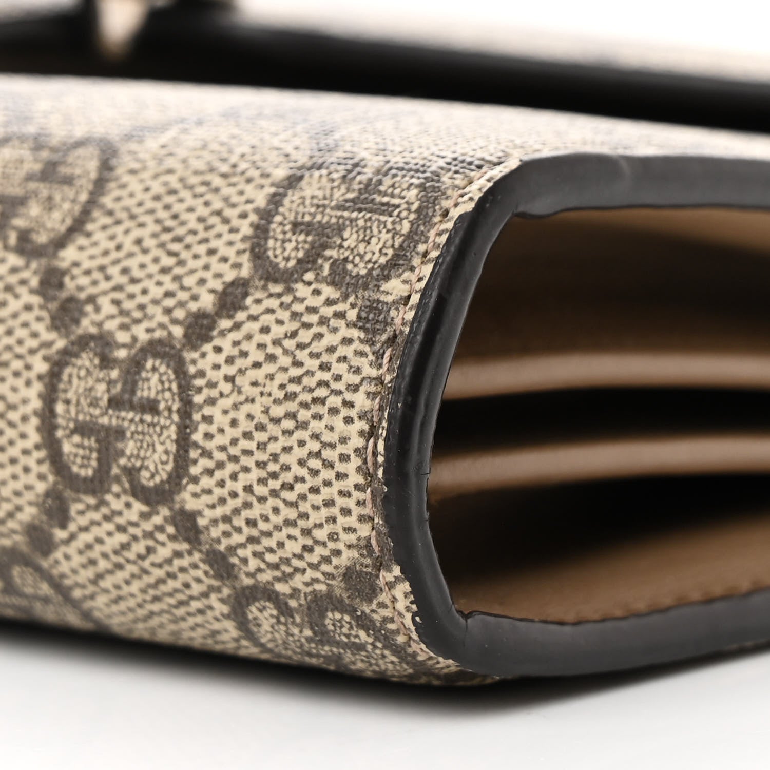 Gucci GG Supreme Monogram Mini Dionysus Chain Wallet Beige Taupe 12 of 13