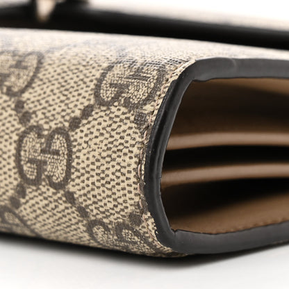 Gucci GG Supreme Monogram Mini Dionysus Chain Wallet Beige Taupe 12 of 13