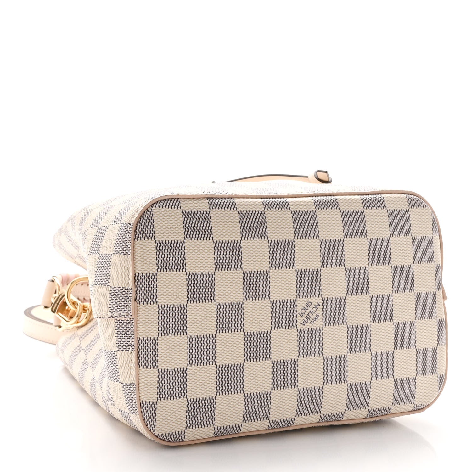 Louis Vuitton Damier Azur Braided Neonoe BB Pink 4 of 10