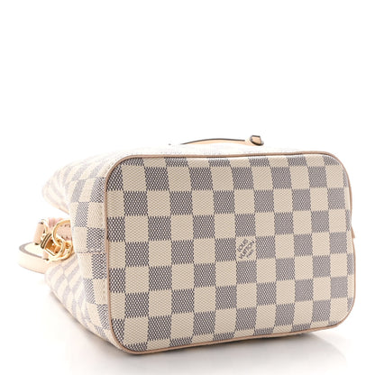 Louis Vuitton Damier Azur Braided Neonoe BB Pink 4 of 10