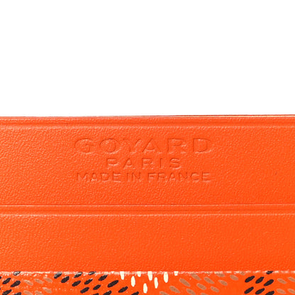 Goyard Goyardine Saint Sulpice Card Holder Orange 6 of 8