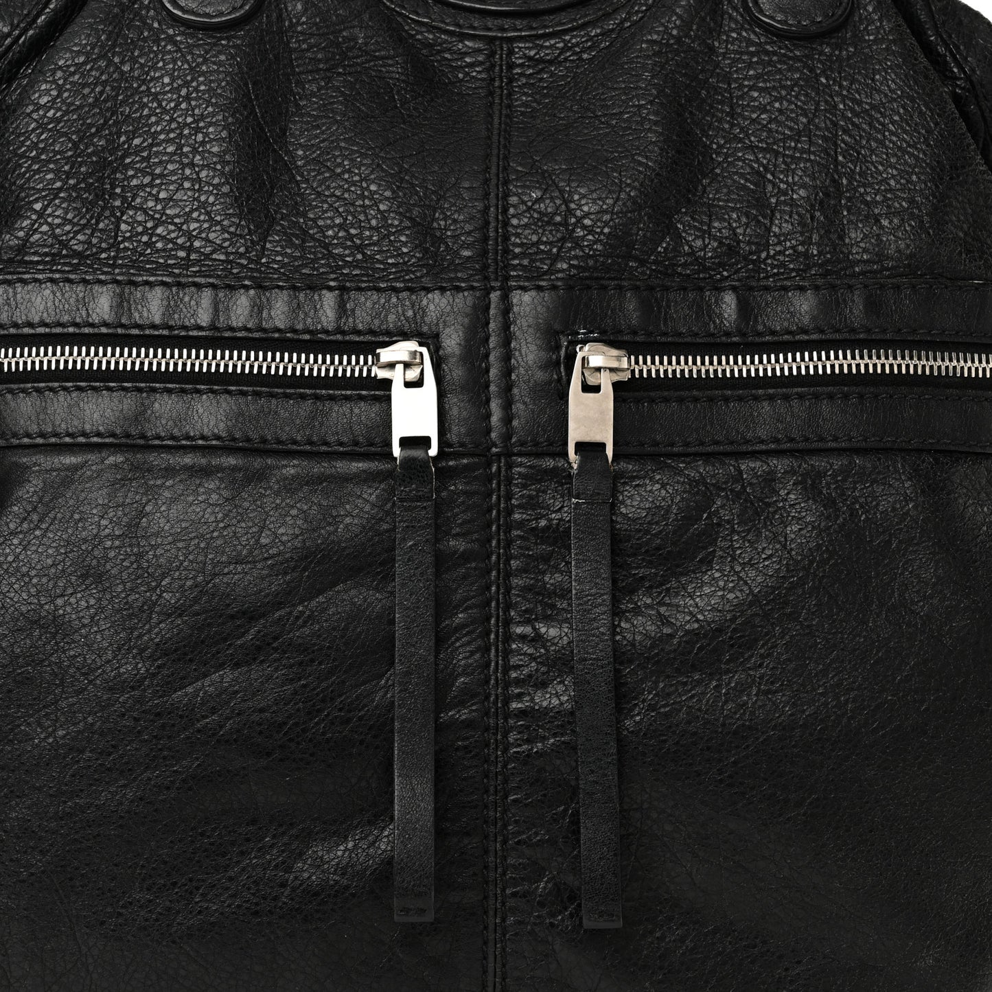 Agneau Classic Hardware Square Tote Black