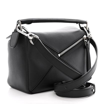 Loewe Calfskin Small Puzzle Bag Black 3 of 10