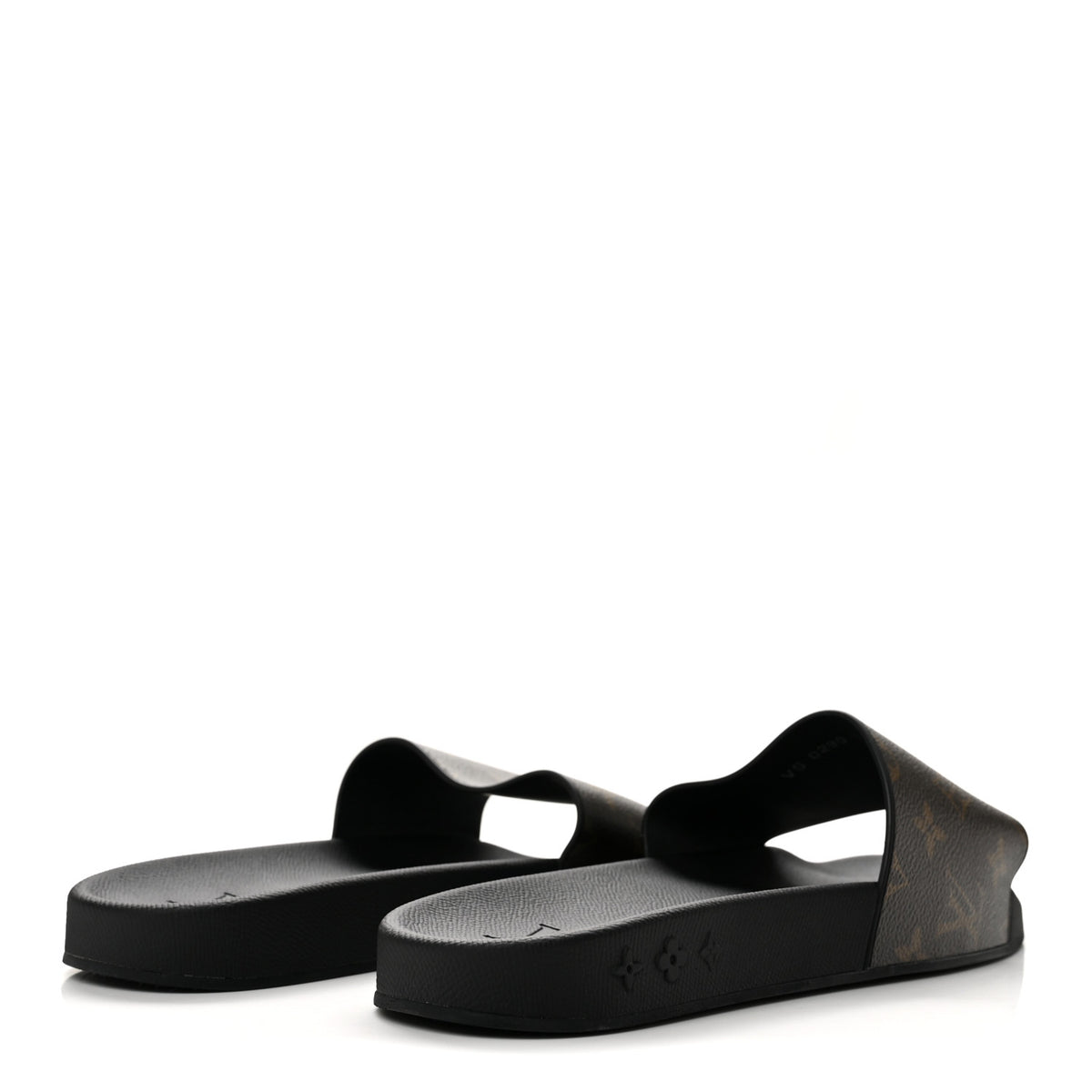 Louis Vuitton Rubber Monogram Mens Waterfront Mules 10 Macassar 5 of 10