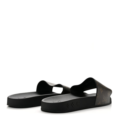 Louis Vuitton Rubber Monogram Mens Waterfront Mules 10 Macassar 5 of 10