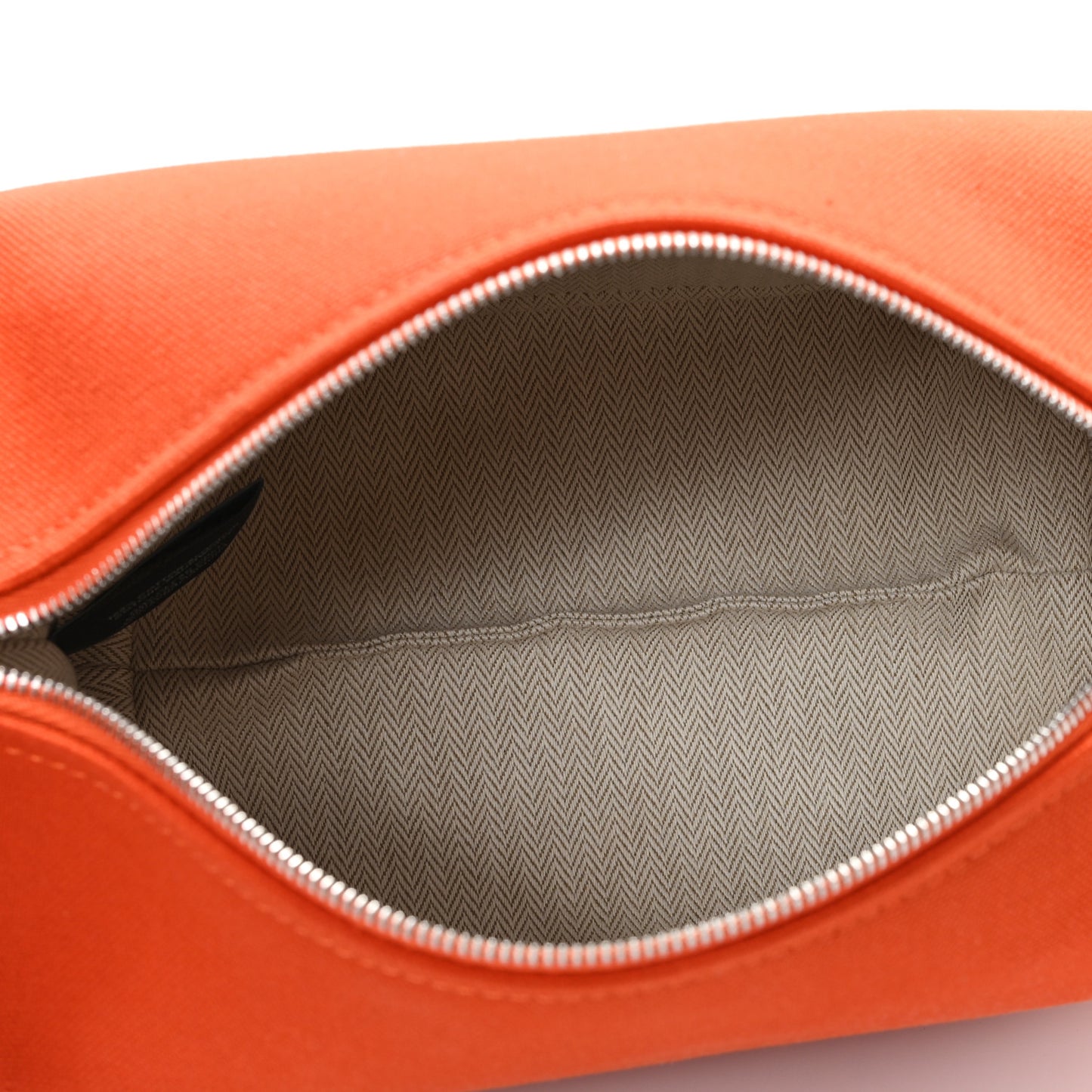 Canvas Small Bride-A-Brac Pouch Orange Burgundy