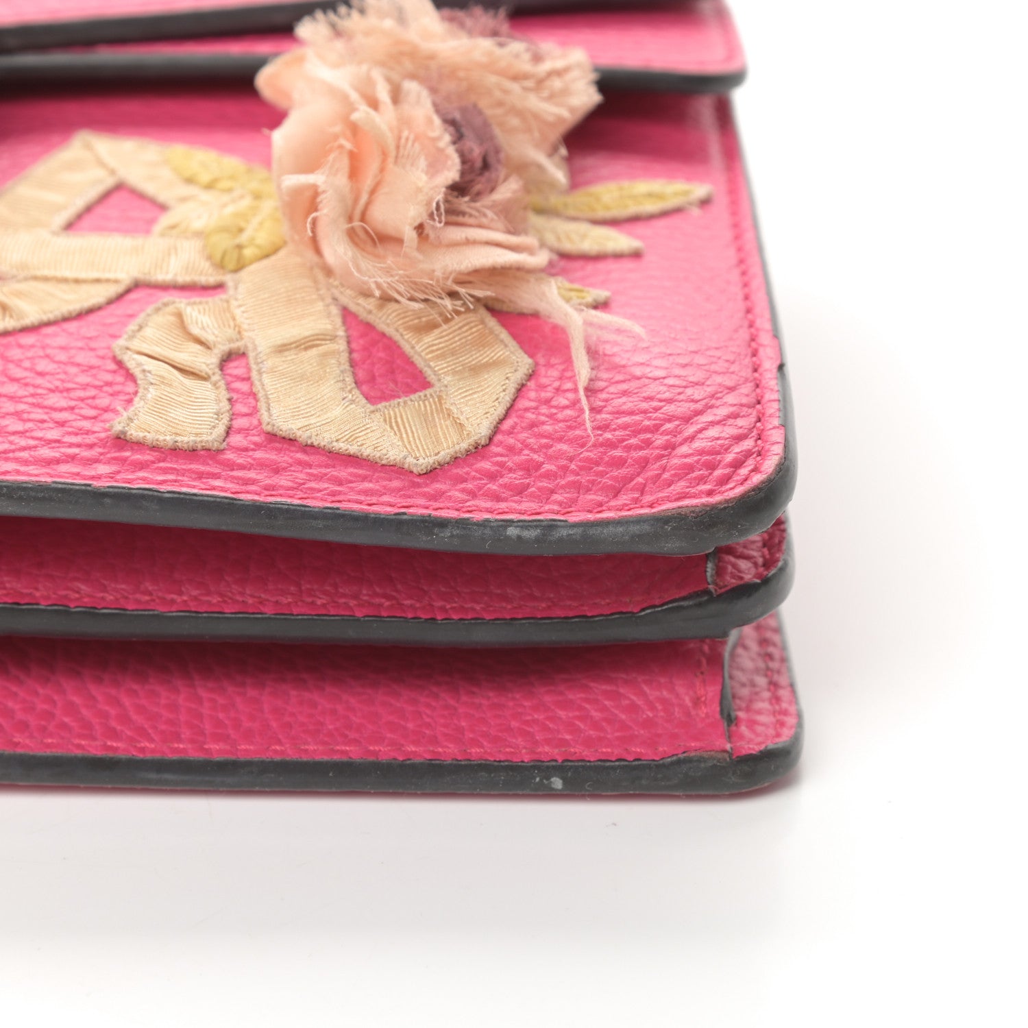Gucci Pebbled Calfskin Embellished Guccify Small Dionysus Shoulder Bag Rosa 14 of 16