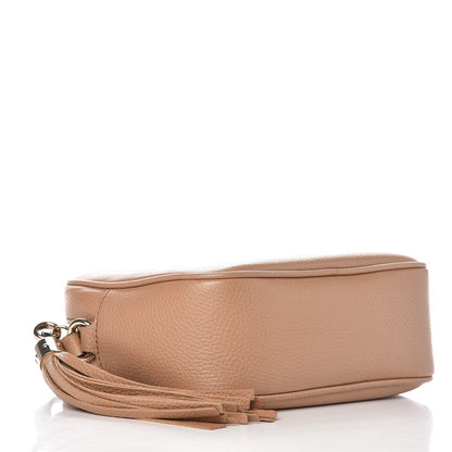 Gucci Pebbled Calfskin Small Soho Disco Bag Rose Beige 4 of 7