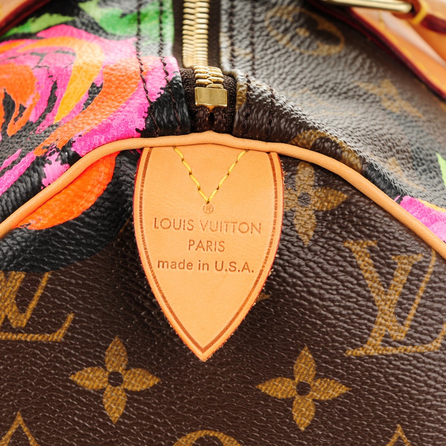 Monogram Roses Speedy 30