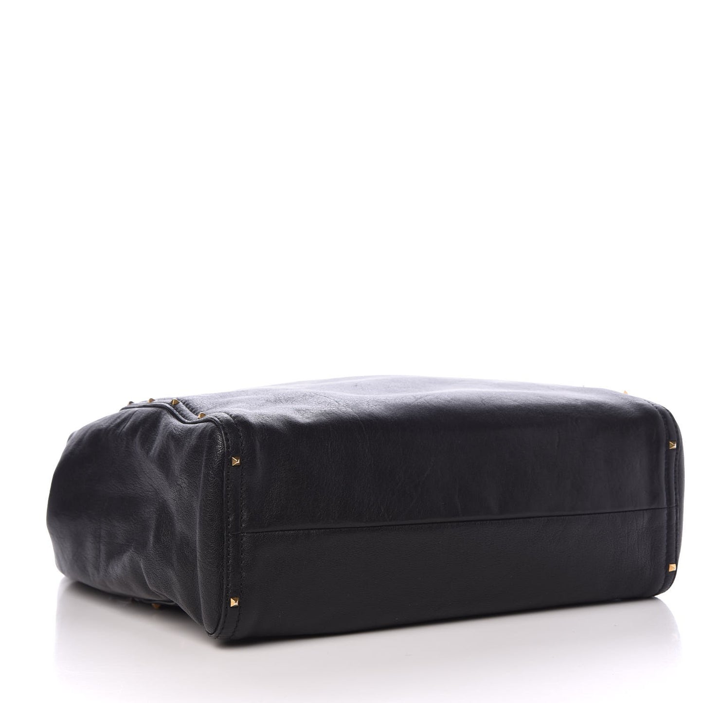 Lambskin Paradise Studded Tote Black