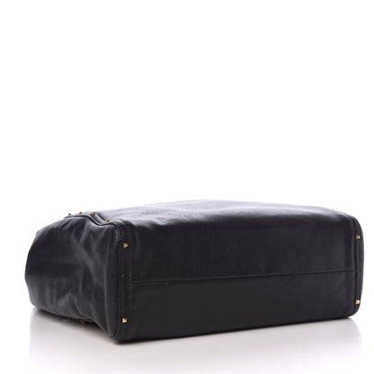 Marc Jacobs Lambskin Paradise Studded Tote Black 4 of 7