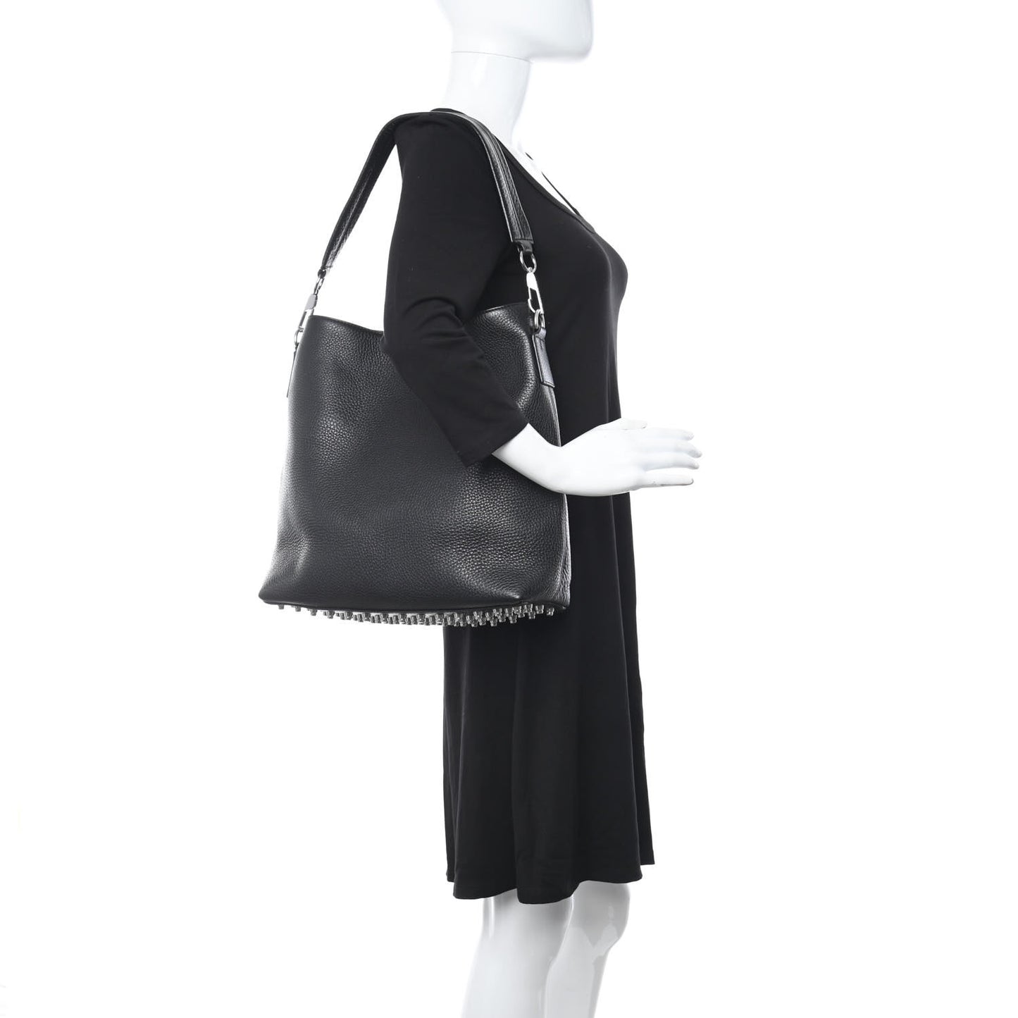 Lambskin Darcy Hobo Black