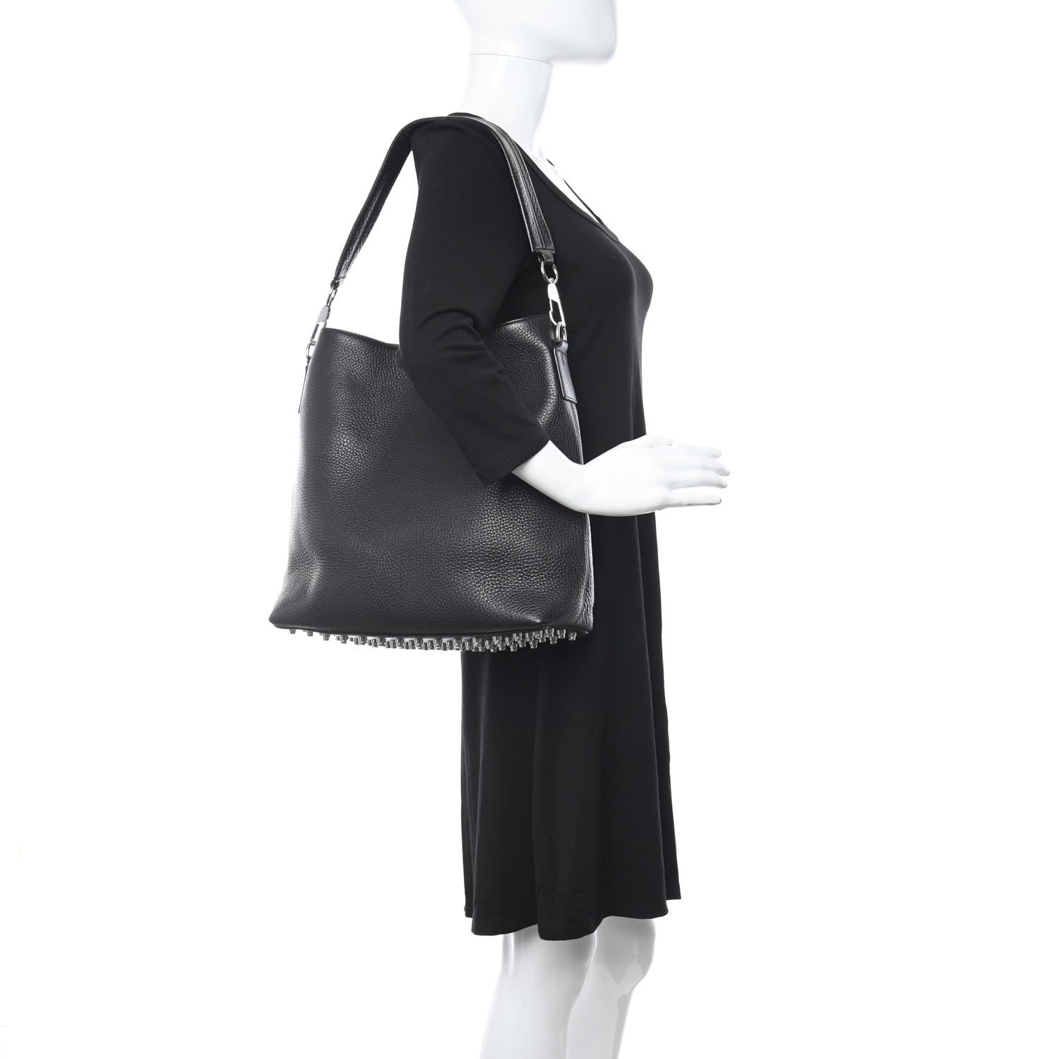 Alexander Wang Lambskin Darcy Hobo Black 2 of 8