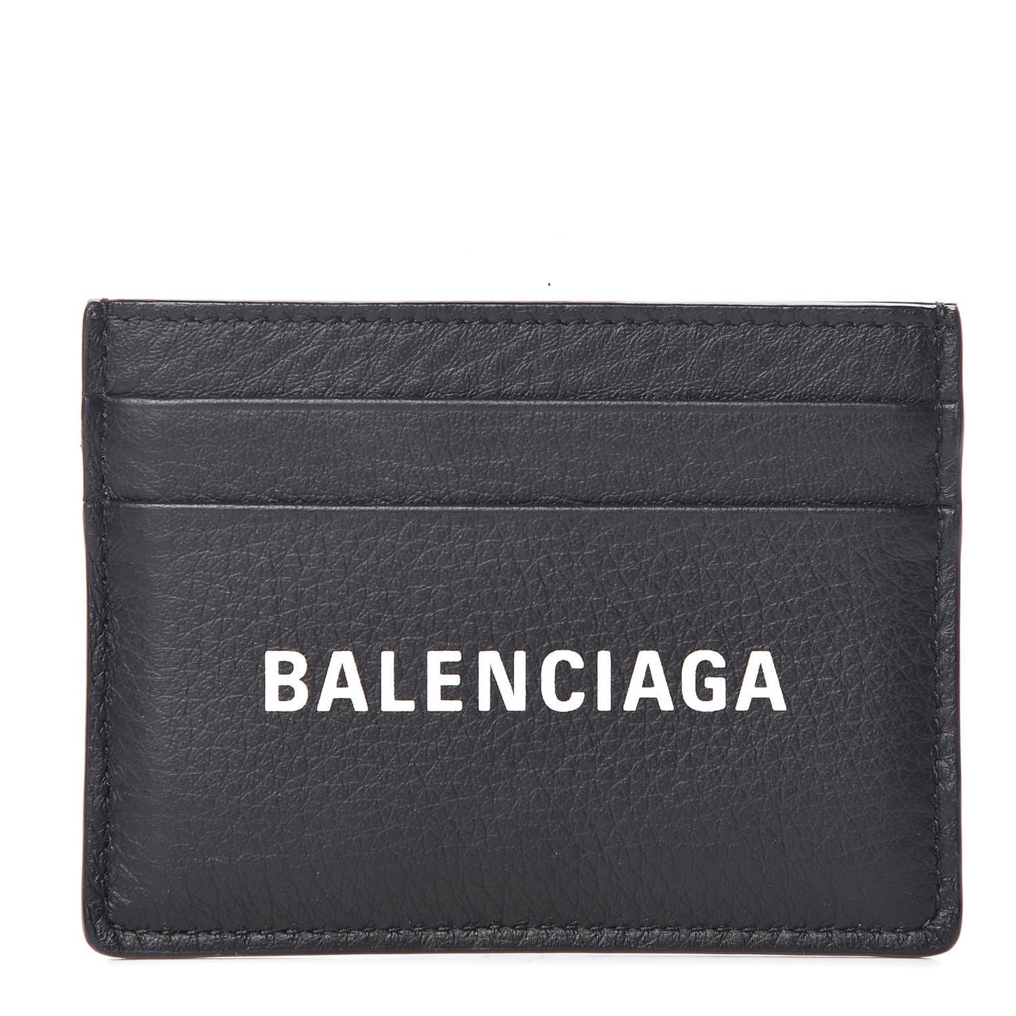 Smooth Calfskin Logo Everyday Multi Card Case Black