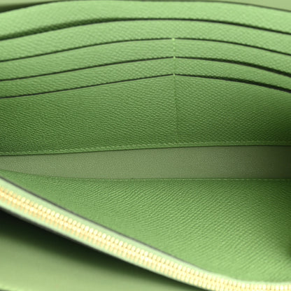 Hermes Epsom Constance Long To Go Wallet Vert Criquet 5 of 9