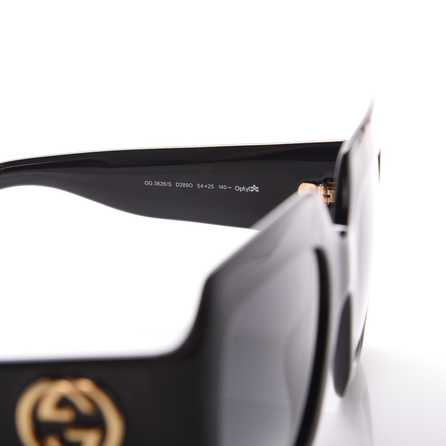 Gucci Acetate Square Frame Sunglasses GG0053S Black 7 of 8
