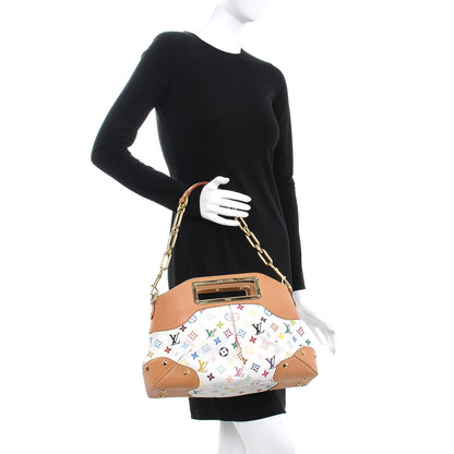 Louis Vuitton Monogram Multicolor Judy GM White 2 of 11