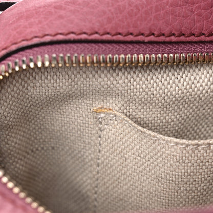 Gucci Pebbled Calfskin Small Soho Disco Bag Peonia Flower 12 of 18