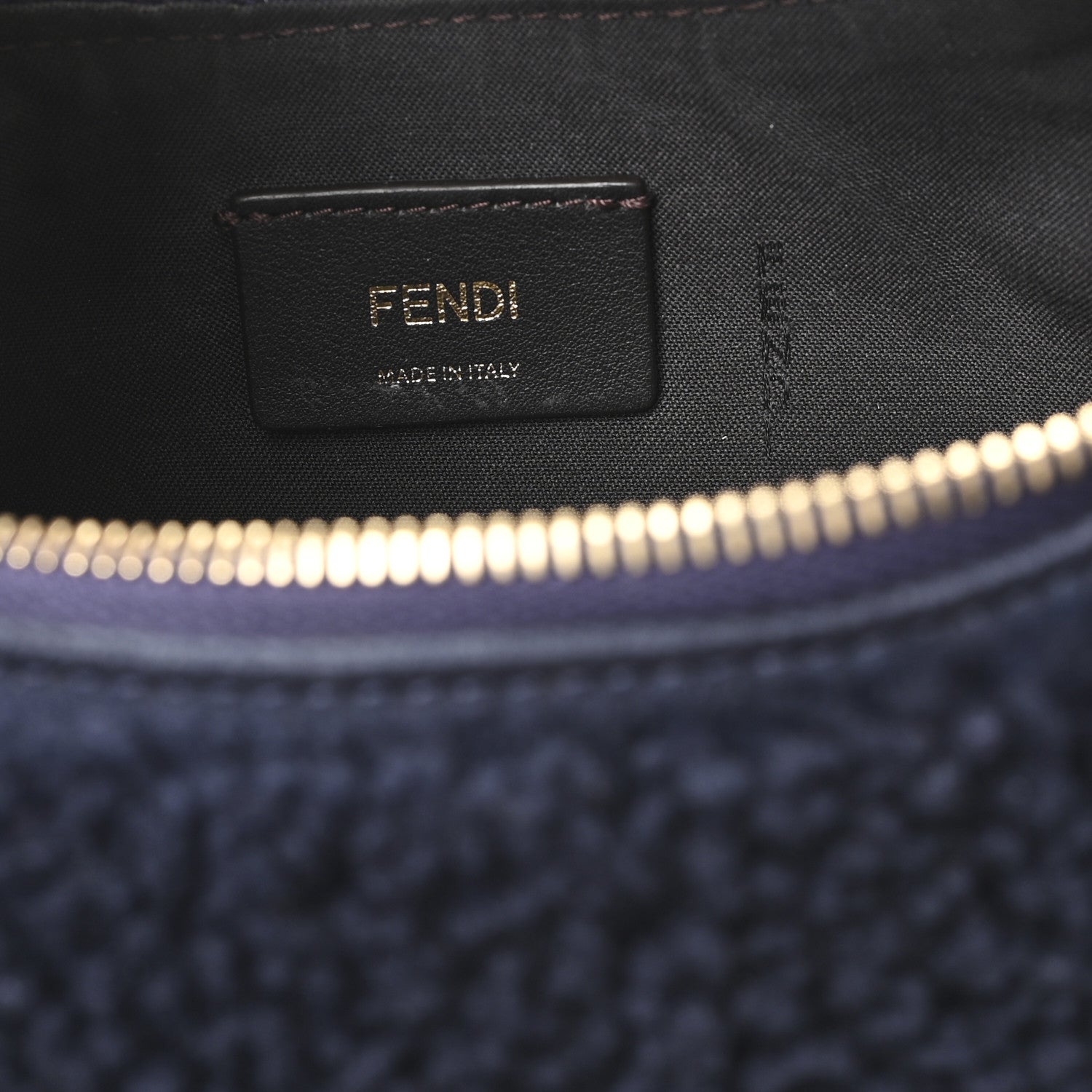 Fendi Sheep Fur Vitello Grace Small Fendigraphy Hobo Midnight 6 of 11