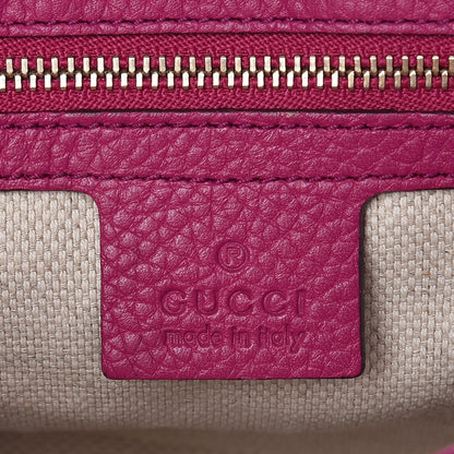 Gucci Cellarius Calfskin Medium Soho Flap Crossbody Bright Bouganville 8 of 9