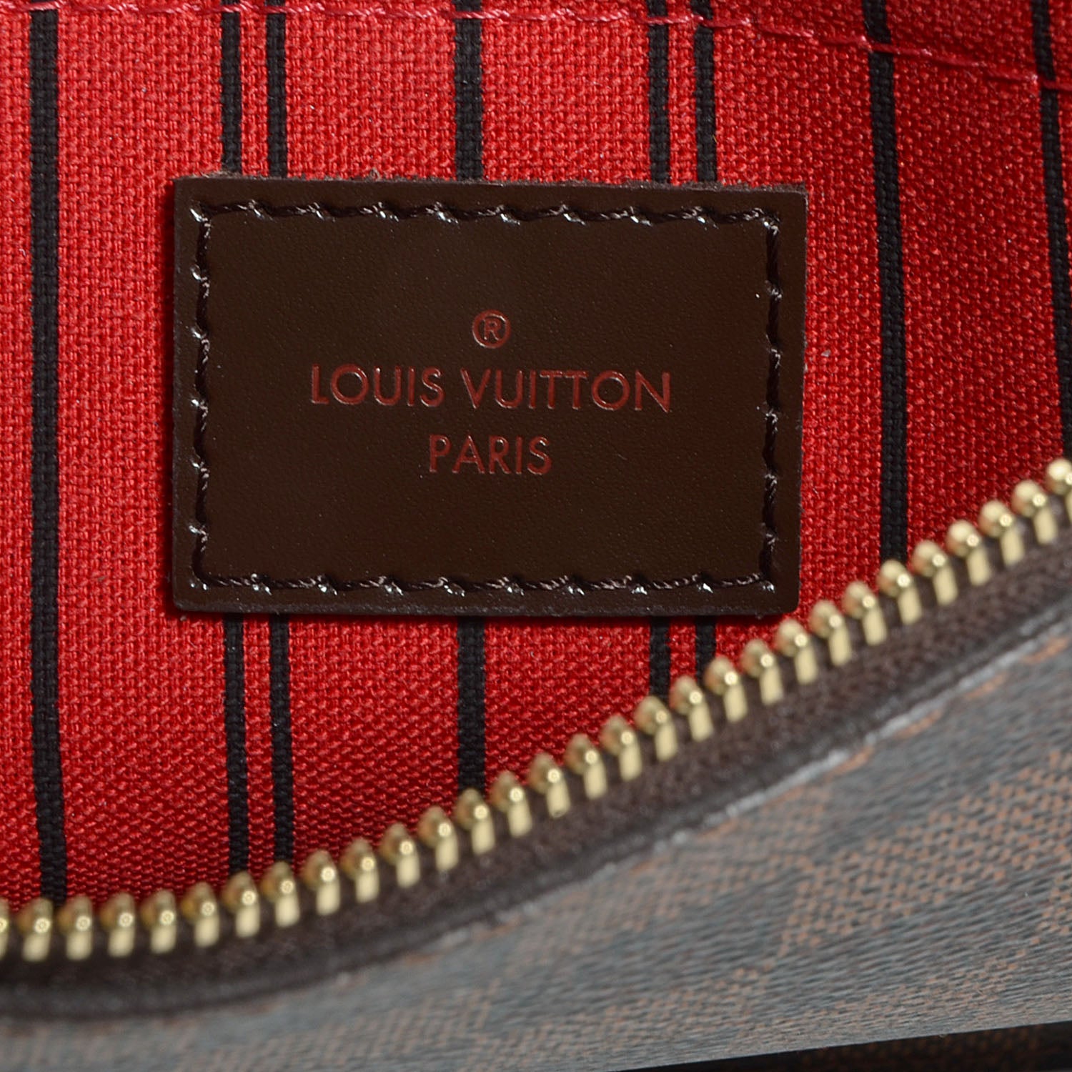Louis Vuitton Damier Ebene Neverfull MM GM Pochette 5 of 7