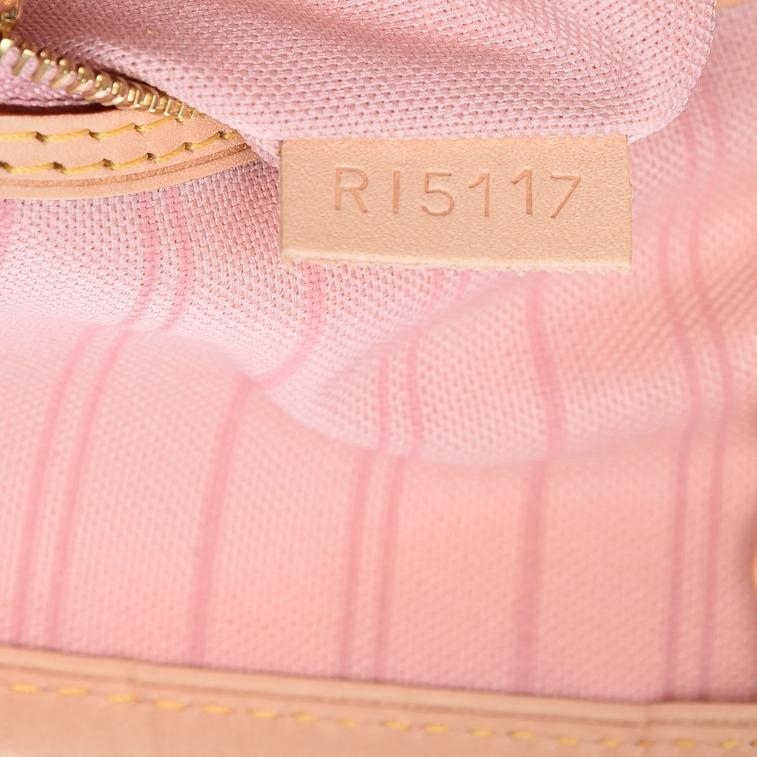 Louis Vuitton Damier Azur Delightful MM Rose Ballerine 7 of 7