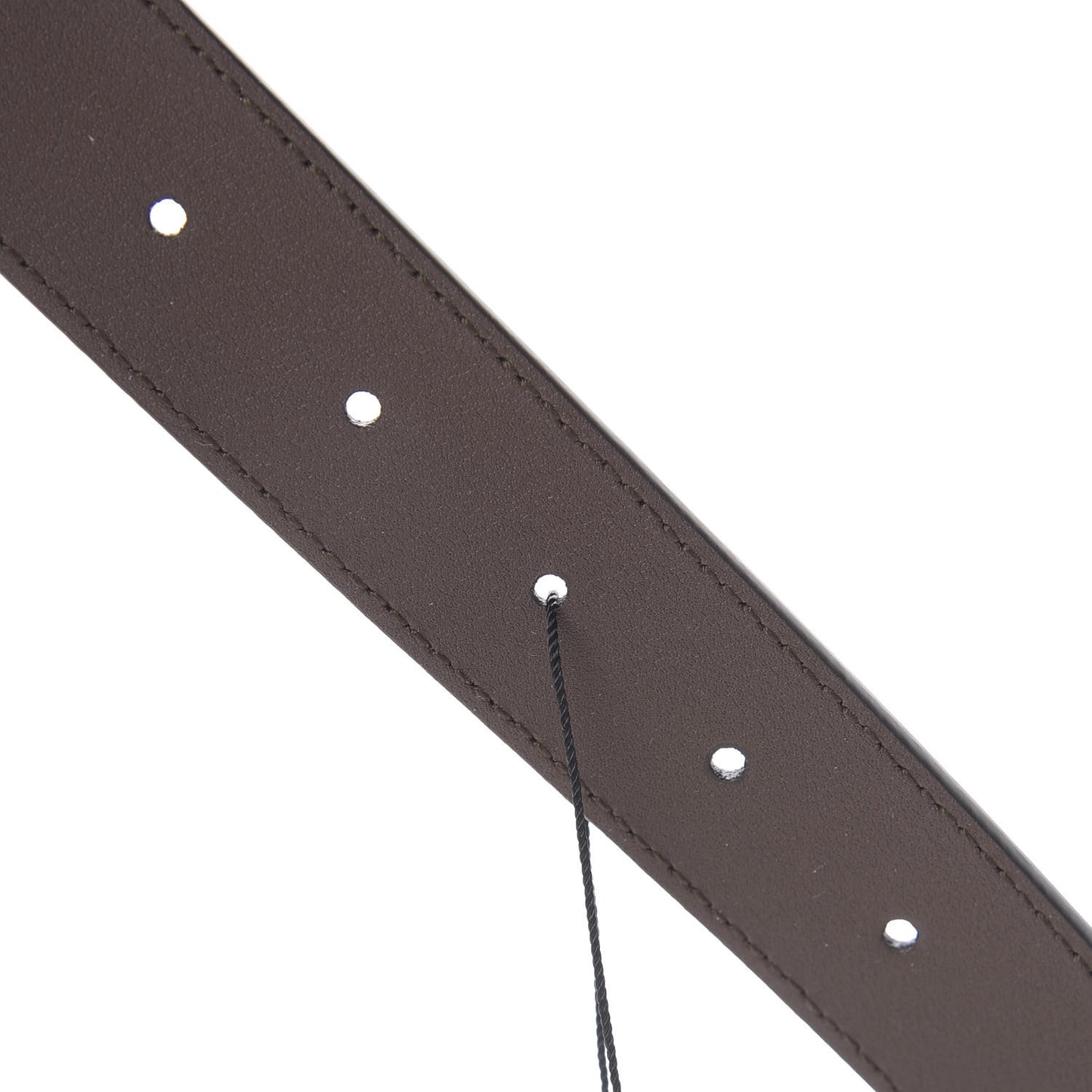 Pebbled Calfskin Logo Belt 110 44 Taupe