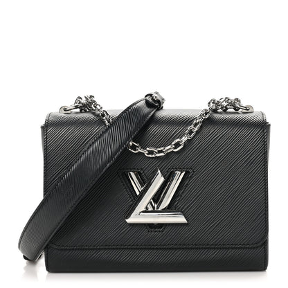 Louis Vuitton Epi Twist Shoulder Bag MM Black 1 of 9