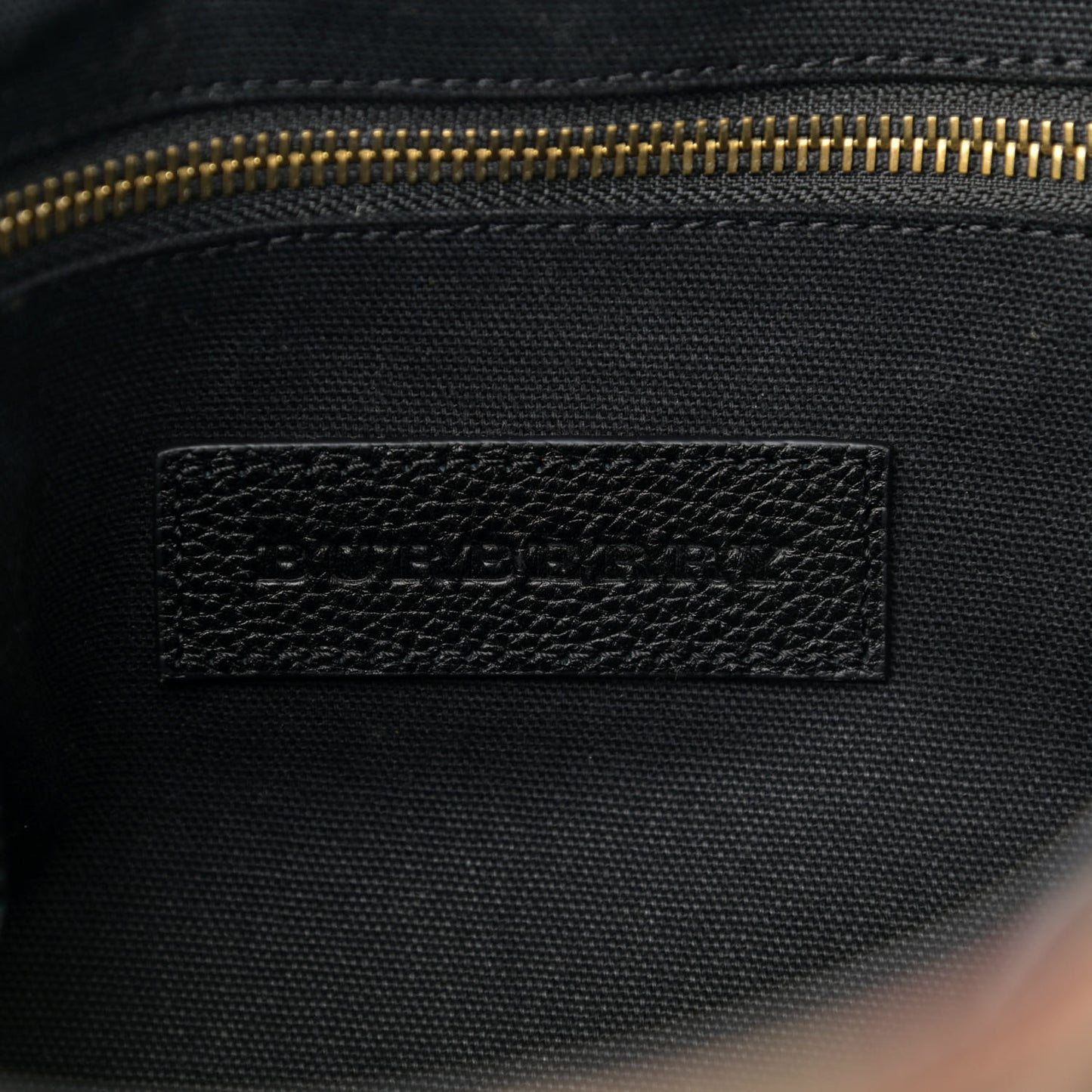 Canvas Mega Check Small Baildon Messenger Bag Black