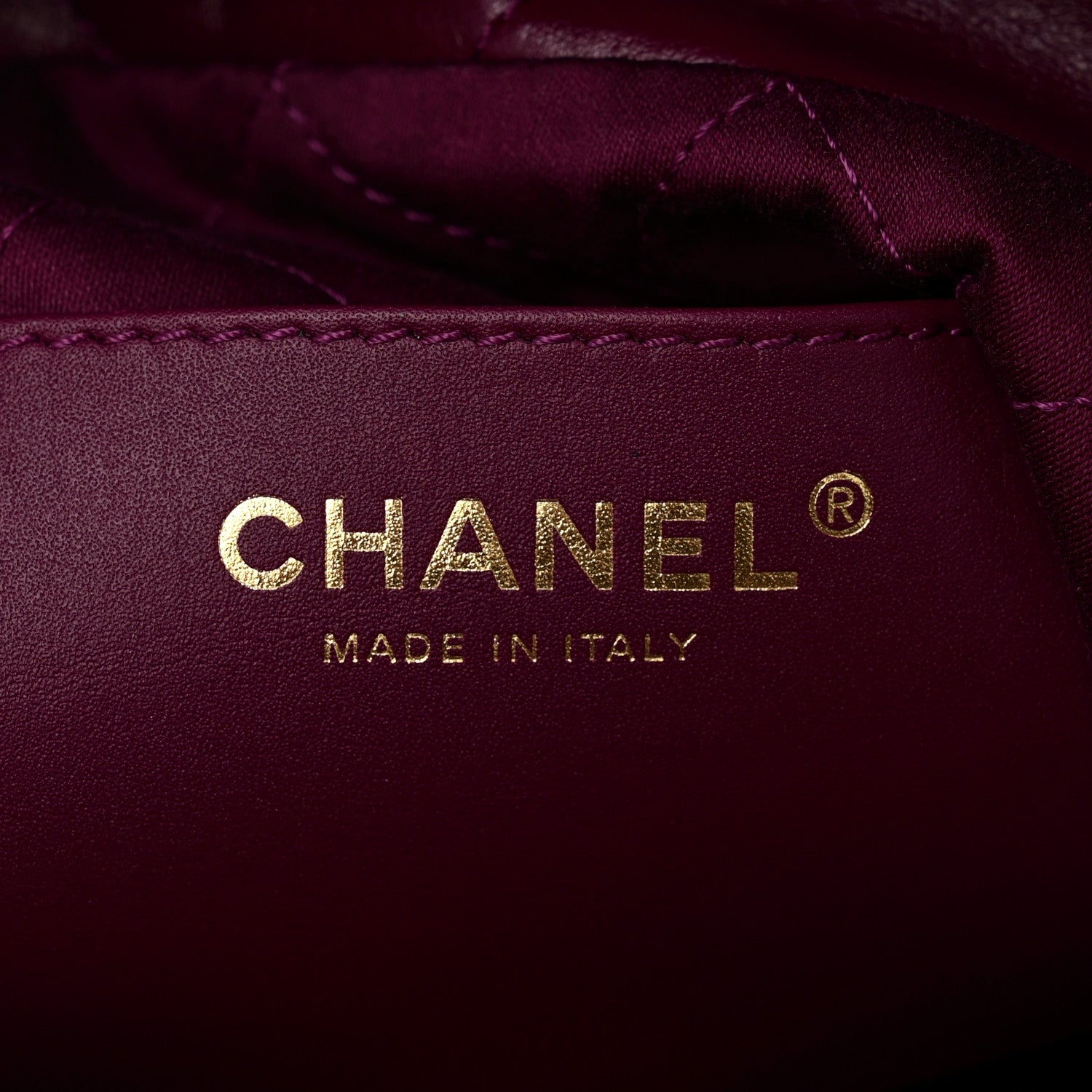 Chanel Shiny Calfskin Quilted Mini Chanel 22 Dark Purple 6 of 10