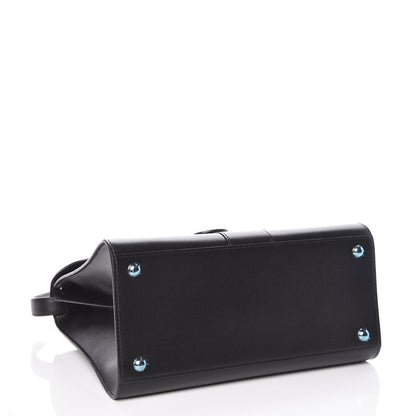 Delvaux Box Calfskin MM Brillant Satchel Black 5 of 10
