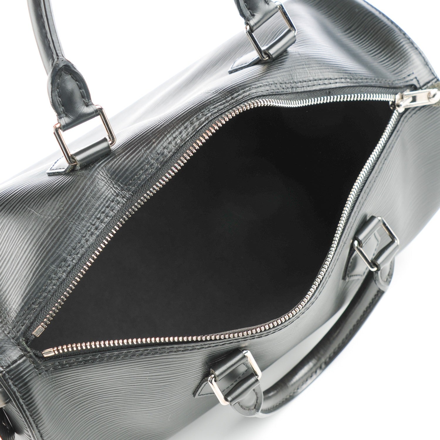 Louis Vuitton Epi Speedy 35 Black 6 of 8