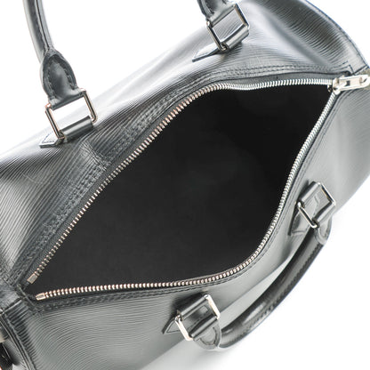 Louis Vuitton Epi Speedy 35 Black 6 of 8