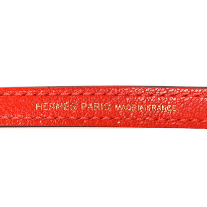Hermes Chevre Mysore Mini Kelly Sellier 20 Capucine 8 of 11