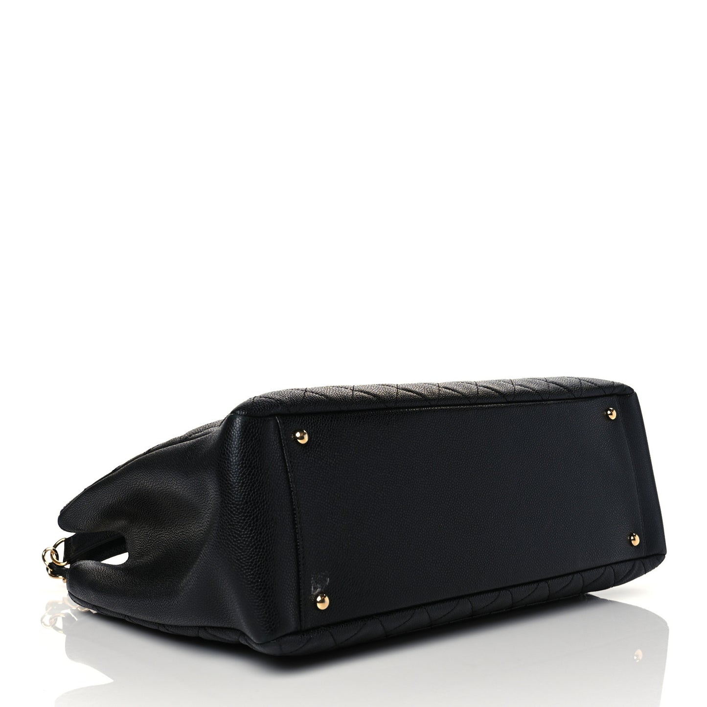 Caviar Quilted XL Grand Shopping Tote GST Black