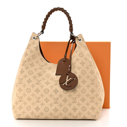 Louis Vuitton Mahina Carmel Hobo Creme 13 of 13