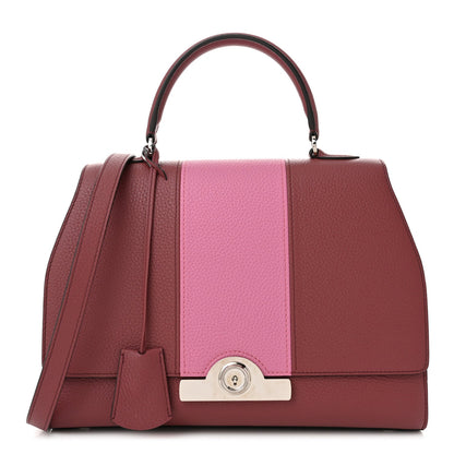 Moynat Taurillon Blush Rejane MM Plum Bougainvillea 1 of 10