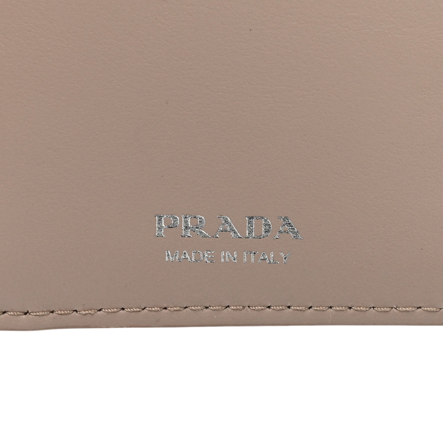 Prada Vitello Daino Triangle Continental Zip Wallet Ninfea 6 of 8